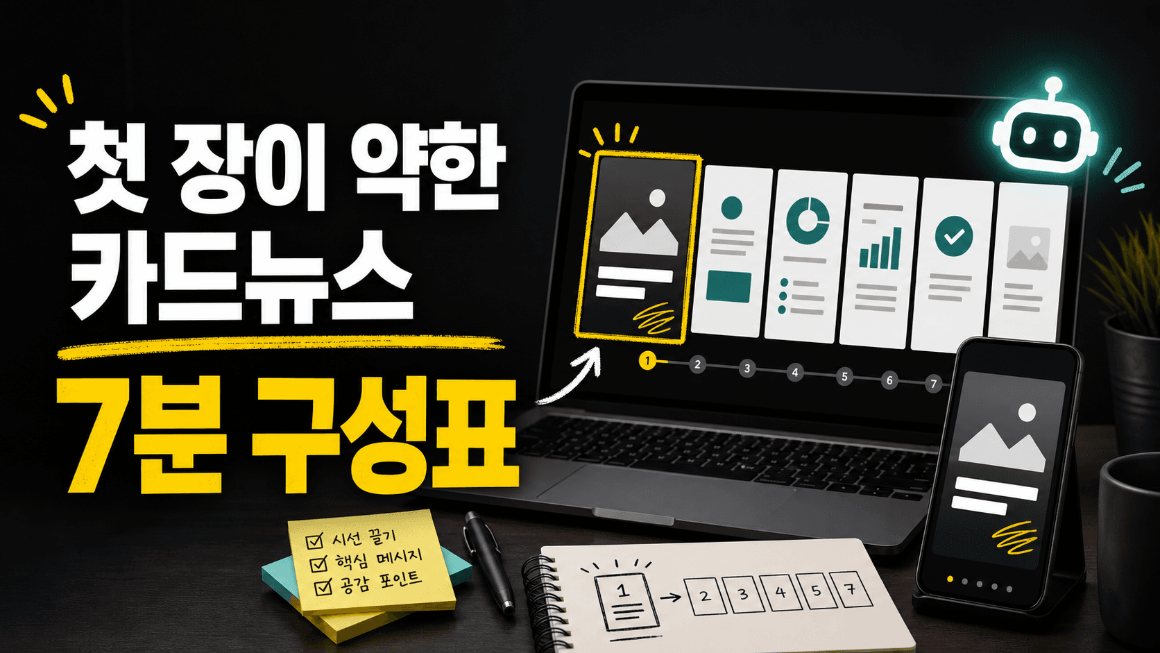 카드뉴스 첫 장이 설명 같을 때, 7분 만에 고치는 ChatGPT 6장 프롬프트