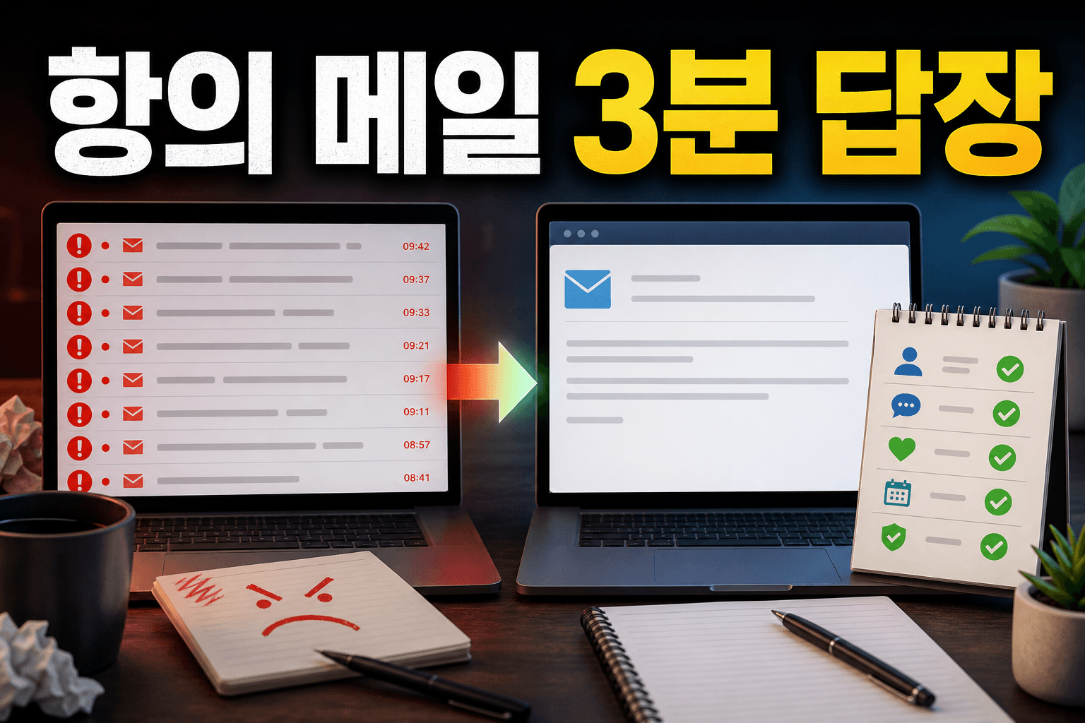 고객 항의 메일, 3분 만에 답장 초안 만드는 5단계