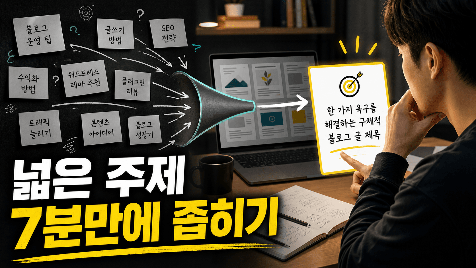 워드프레스 주제가 넓을 때, 7분 욕망지도 프롬프트 5칸
