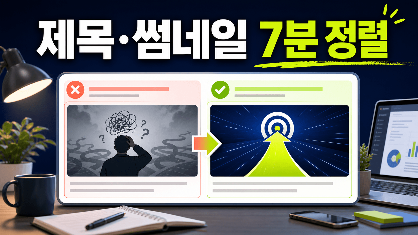 발행 전 워드프레스 제목·썸네일, 클릭 약속 5칸으로 고치기