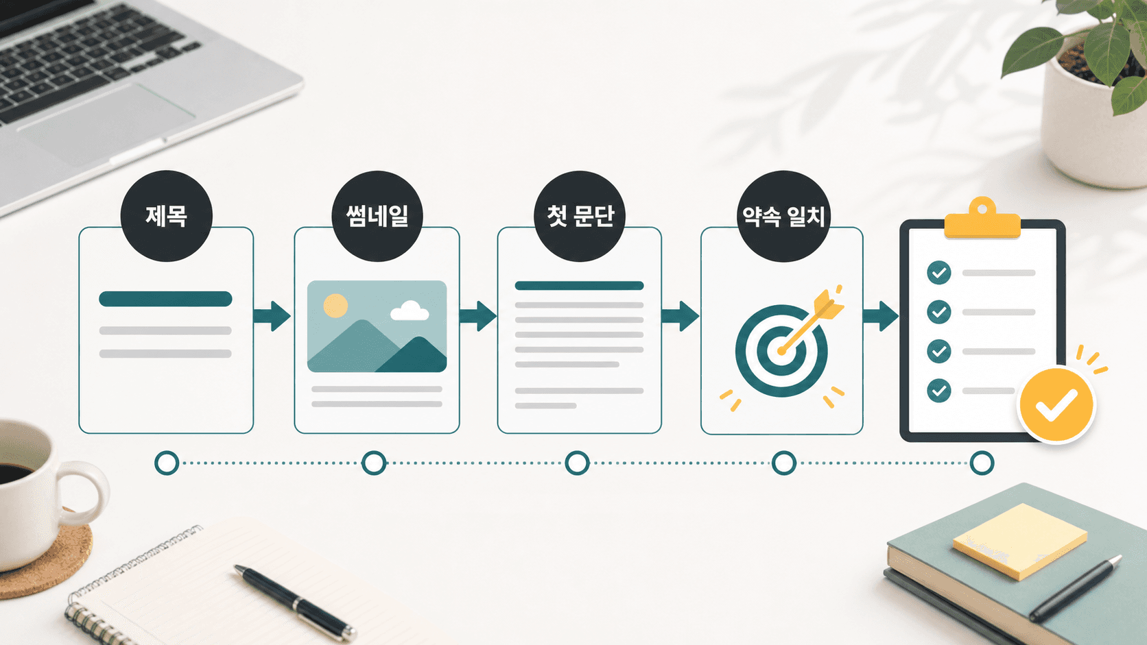 제목, 썸네일, 첫 문단을 하나의 약속으로 맞추는 발행 전 흐름
