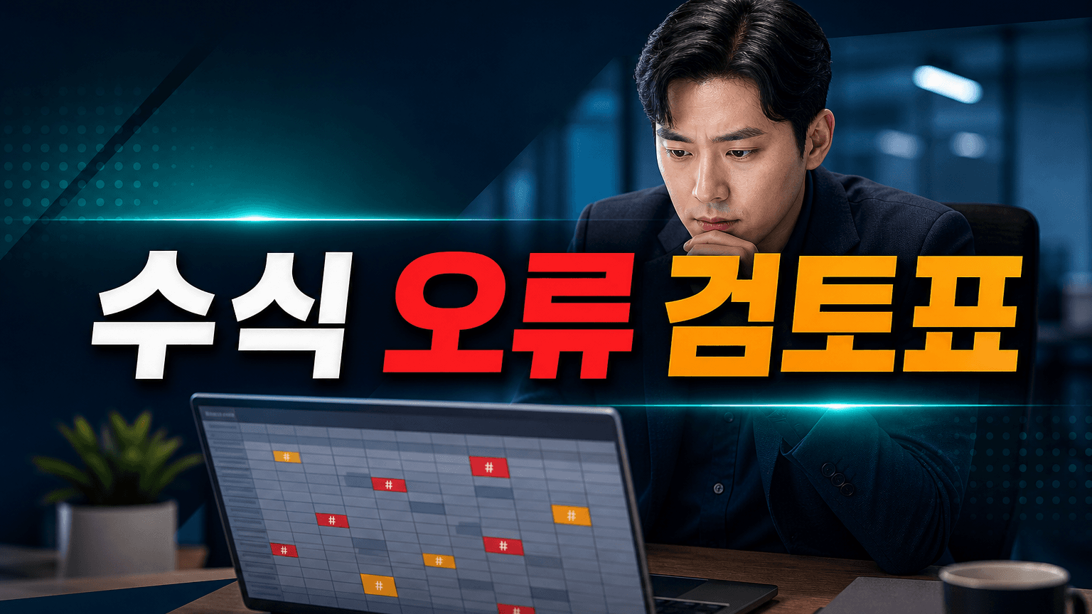 합계가 맞지 않는 표에서 오류 셀과 영향 범위를 찾는 법 대표 이미지