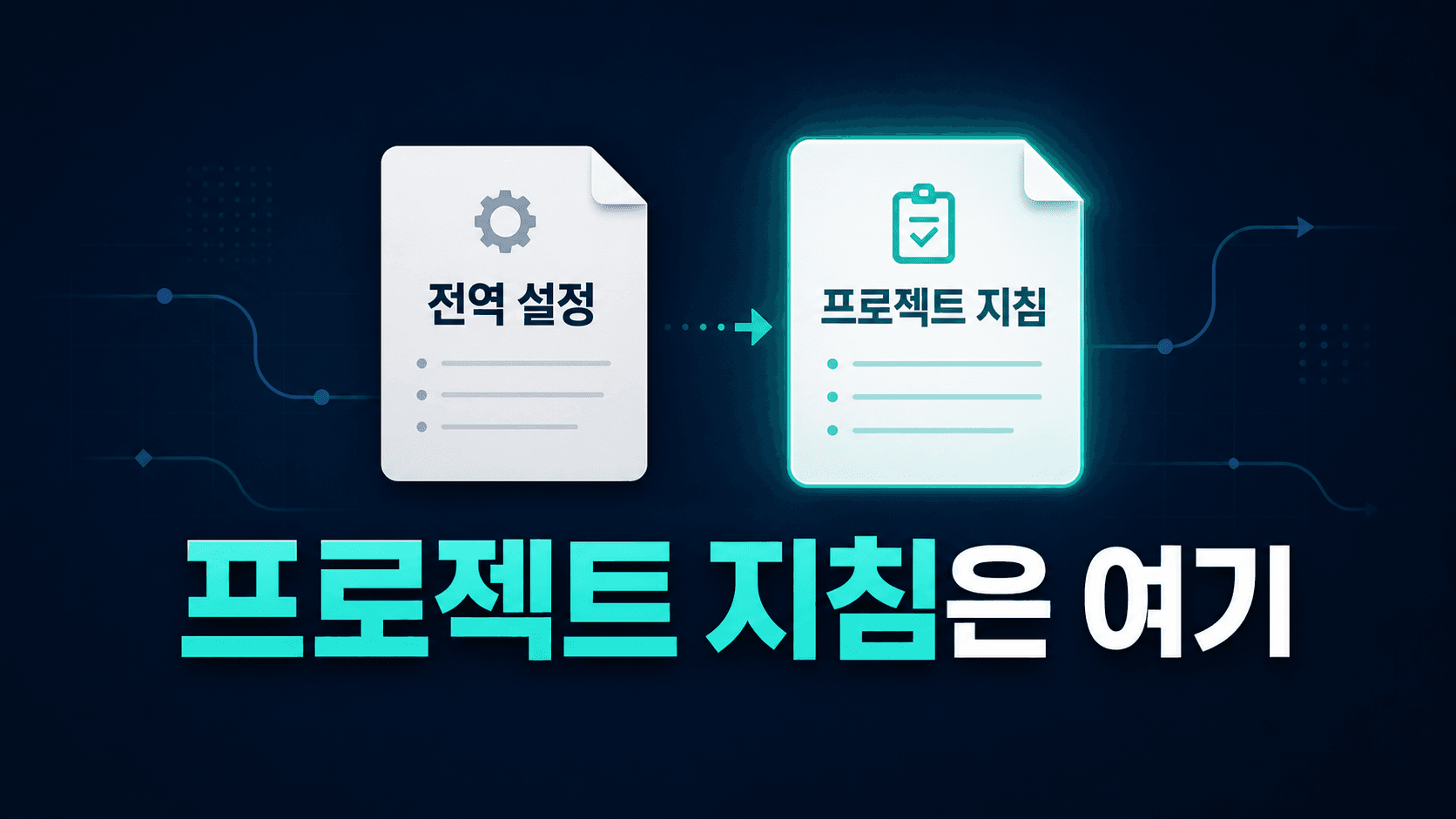 ChatGPT 프로젝트 지침과 전역 맞춤설정, 업무 규칙은 어디에 적을까 대표 이미지