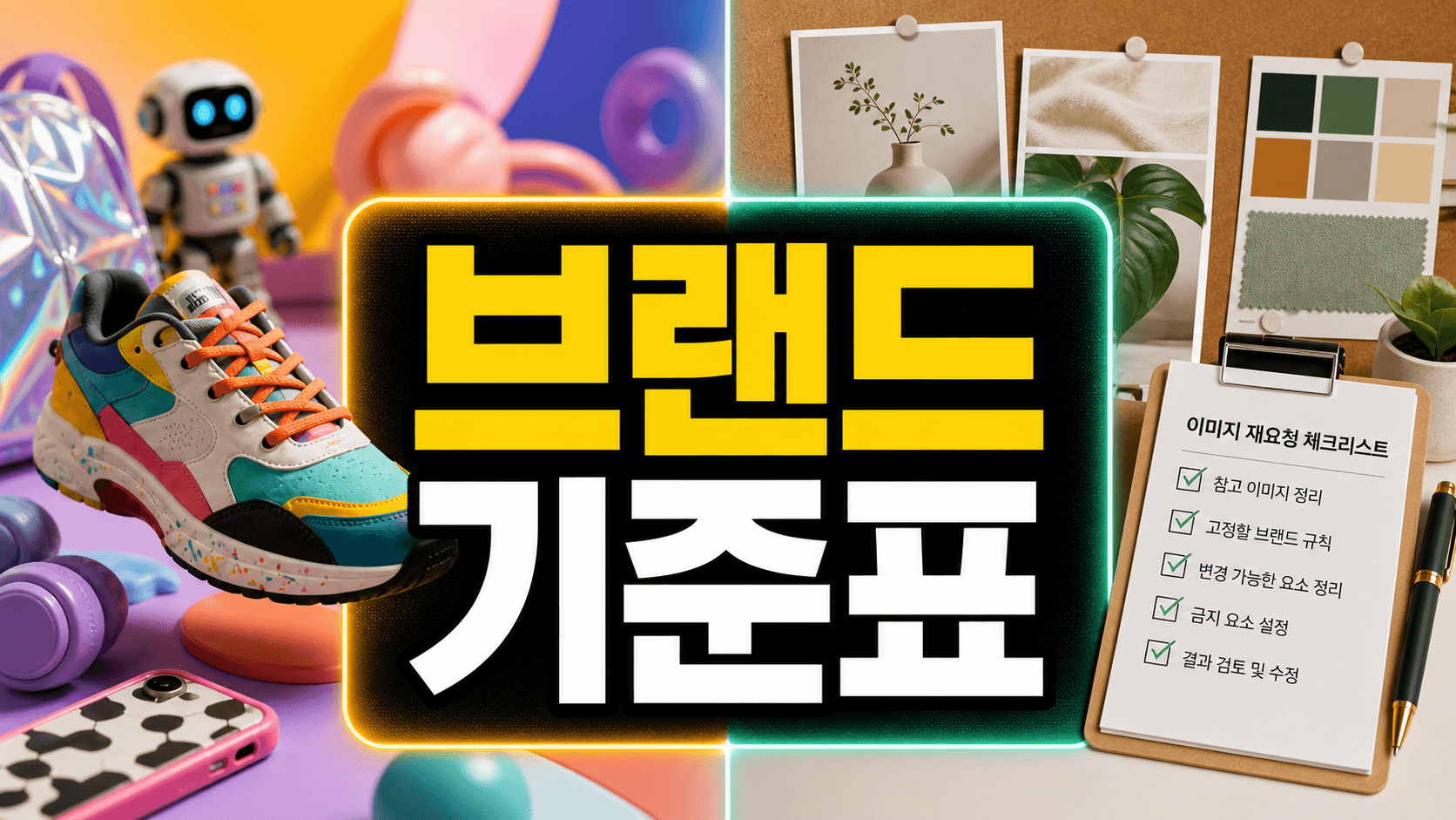 AI 이미지가 예쁜데 브랜드와 다를 때, 다시 요청하는 프롬프트 대표 이미지
